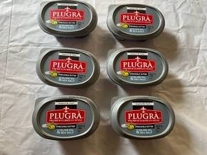 CC. 6x 7oz Plugra Spreadable Butter-Olive Oil & Sea Salt