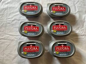 CC. 6x 7oz Plugra Spreadable Butter-Olive Oil & Sea Salt