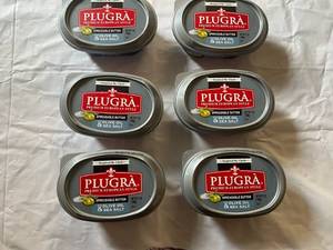 CC. 6x 7oz Plugra Spreadable Butter-Olive Oil & Sea Salt