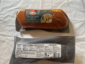 BB. 2x 1.5lb Hormel Pork Loin Fillet-Sweet Garlic Ginger