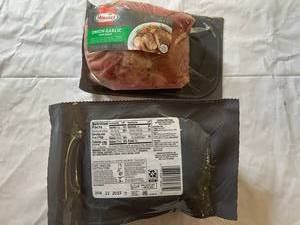 BB. 2x 1.5lb Hormel Pork Roast-Onion Garlic