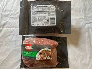 BB. 2x 1.5lb Hormel Pork Roast-Onion Garlic