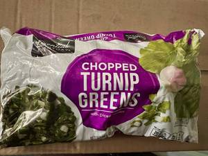 DD. 12x 16oz Diced Turnips wChopped Greens