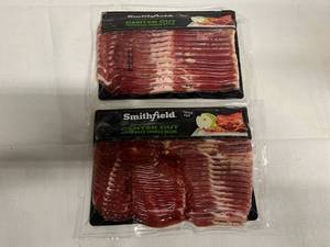 BB. 2x 12oz Center Cut Applewood Smoked Bacon