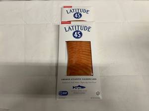D. 2x 8oz Latitude 45 Smoked Atlantic Salmon-Sliced &amp Ready to Eat