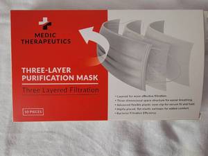 lot 275 image: NIB Medic Therapeutics Purification Masks  14 sealed packages
