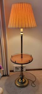 lot 32 image: Vintage Side Table Floor Lamp