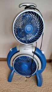 lot 302 image: Hunter Double Fan Portable Fan