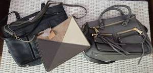 lot 202 image: Black and Gray Palette Handbag Collection