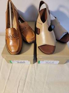 lot 203 image: NIB Ladies Naturalizer Shoes  Vanis and Scout  Size 9W