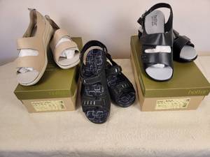 lot 204 image: NIB Ladies Hotter Shoes  Florence and EasyX  Size 9