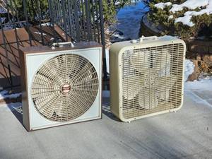 lot 300B image: Window Fan Pair