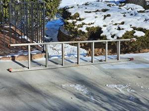 lot 305 image: 14-Foot Extension Ladder