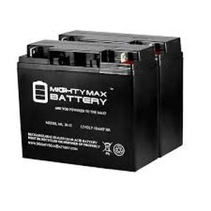 Lot of  MIGHTY MAX BATTERY 12v 18AH SLA Battery for Golden LiteRider GL110GL140 - 2 Pack Customer Returns See Pictures