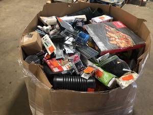 Gaylord of Assorted Tools, Hardware and General Merchandise Various Models and Conditions    Customer Returns See Pictures