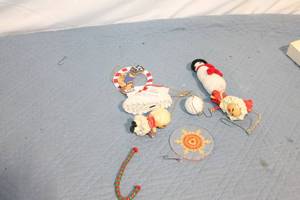 lot 89 image: Set of Assorted Holiday Ornaments including Snowman and Santa Figures