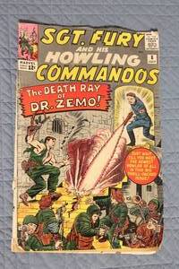 lot 134 image: Vintage 1964 Sgt. Fury and His Howling Commandos Comic Issue #8