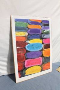 lot 198 image: Colorful Wall Art Print Coloured Dyes, Nepal by Anon - 50x70cm