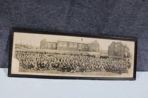 lot 214 image: Framed Vintage Panoramic Photograph of Nativex School, 1923