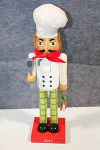 lot 239 image: 2012 Chef Nutcracker with Spoon and Carrot Details