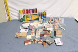 lot 268 image: Collection of Stamps and Ink Pads with Markers
