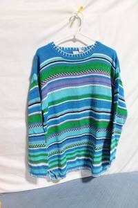 lot 276 image: Colorful Striped Knit Sweater