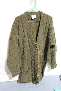 lot 279 image: Clifford & Wills Medium Cable Knit Cardigan Sweater