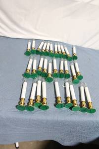 lot 293 image: Set of 27 Brass Electric Window Candles