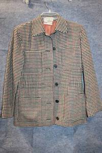 lot 390 image: Calvin Klein Womens Houndstooth Jacket Size 8