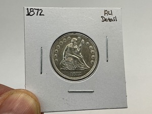 1872 Seated Liberty Quarter