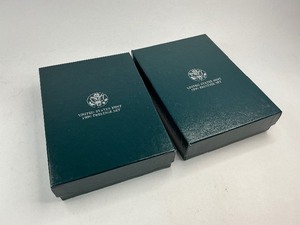 2x 1990 Prestige Sets wCommemorative Silver Dollar