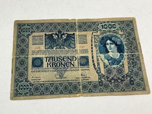 1902 Austrian 1000 Kronen Note