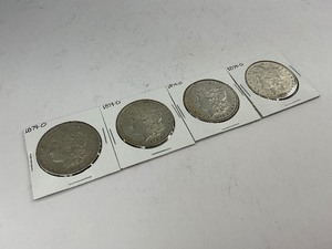 4x 1879-O Morgan Silver Dollar