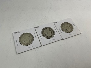 3pc Barber Half Lot
