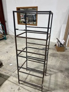 4) PIECE MODULAR STEEL RACK