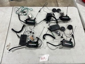 4) HELMET TO HELMET MULTI CHANNEL COMMUNICATORS