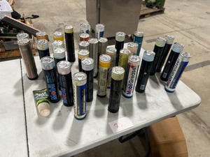 32 TUBES OF GREASE, MOBIL, ALCO, CAT, LE, & THERMAPLEX