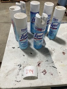 7 BOTTLES OF LYSOL