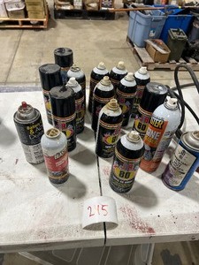 17 CANS OF LUBRICANT