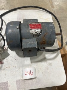 ROCKWELL 1.5HP ELECTRIC MOTOR (WORKS AS IT SHOULD)