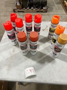 10 CANS OF MARKER PAINT