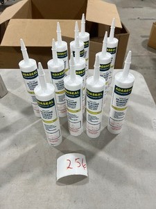 12- 10.3OZ TUBES OF 100% SILICONE RUBBER ADHESIVE SEALANT