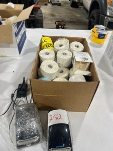 2- DYMO LABEL WRITERS 450 TURBO & 25 ROLLS OF LABELS