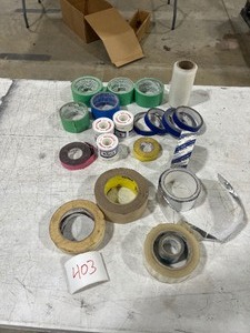 VARIOUS ROLLS OF TAPE