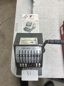 PAYMASTER 9000 SERIES CHECKWRITER