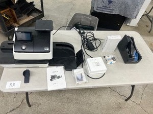 OPTIMAIL 30 POSTAGE METER W INK, LABELS, & LETTER MACHINE