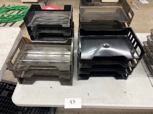 PLASTIC DESK TOP DIVIDERS