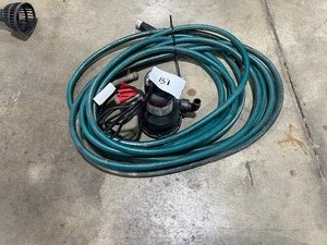 12HP SUBMERSIBLE UTILITY PUMP & HOSE
