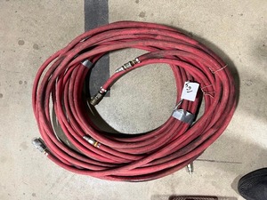 3) RUBBER AIR HOSES 2-25 & 1-30