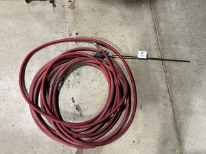 2) 38 RUBBER AIR HOSE1-25 & 1-10 W BLOWGUN
